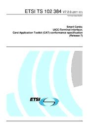 smart cards card application toolkit cat|TS 102 127 .